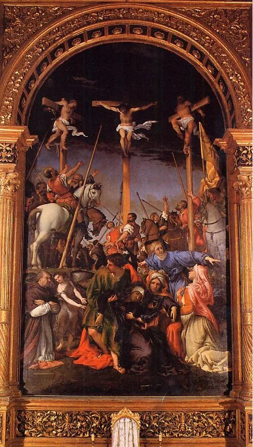 Ukrzyżowanie - Lorenzo Lotto