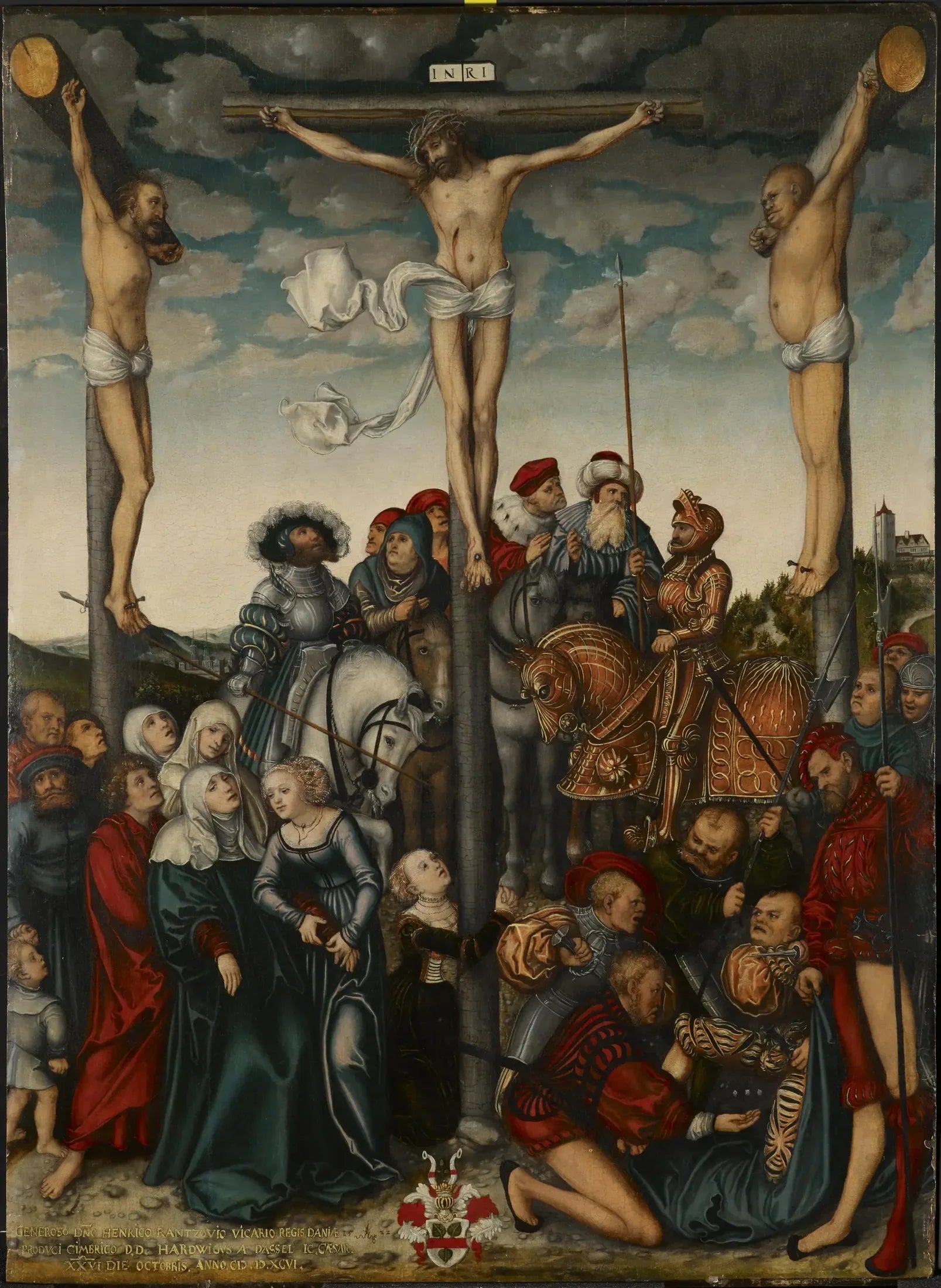 Crucifixion - Lucas Cranach the Elder image 1 reproduction de peinture à l’huile