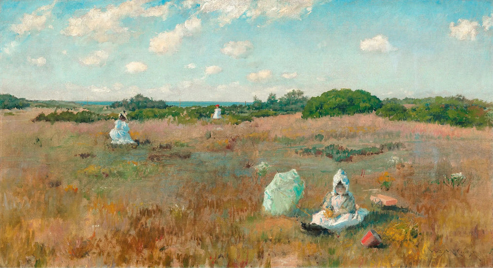Cueillette de fleurs d’automne - William Merritt Chase - Alpha Reproduction