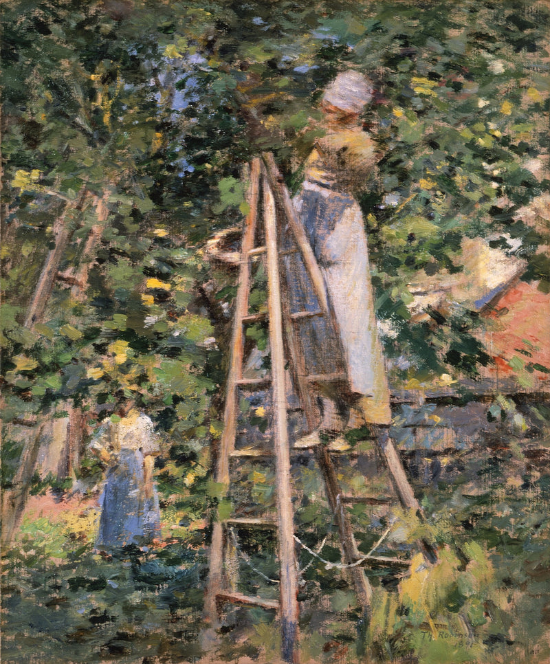 Zbiór śliwek - Theodore Robinson