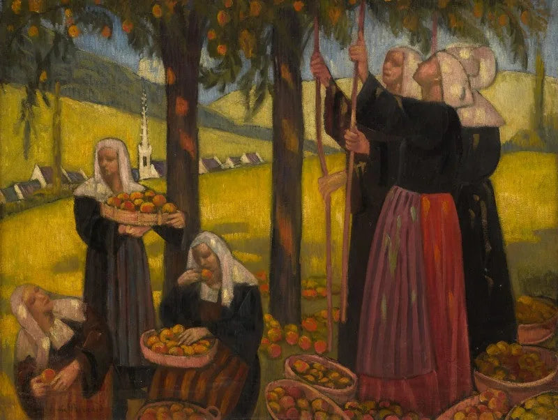 zbieracze jabłek galijskich - Émile Bernard