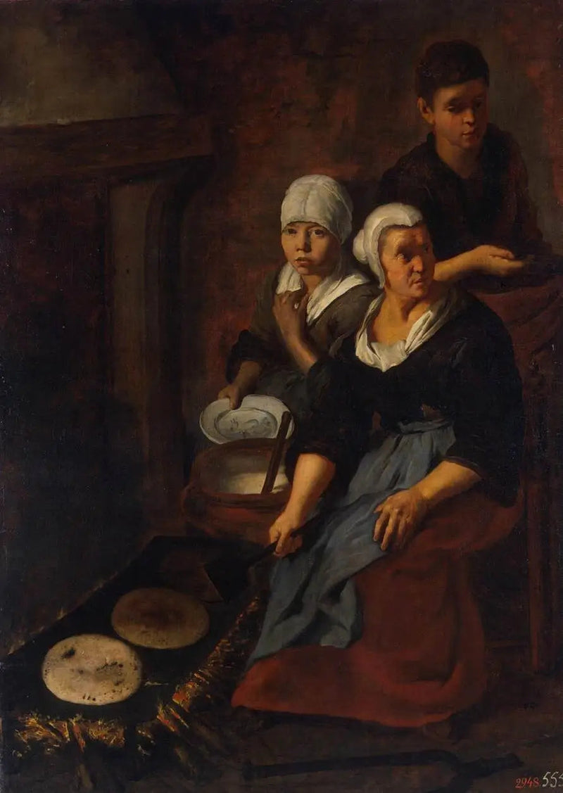 Pieczenie placków płaskich - Bartolomé Esteban Murillo