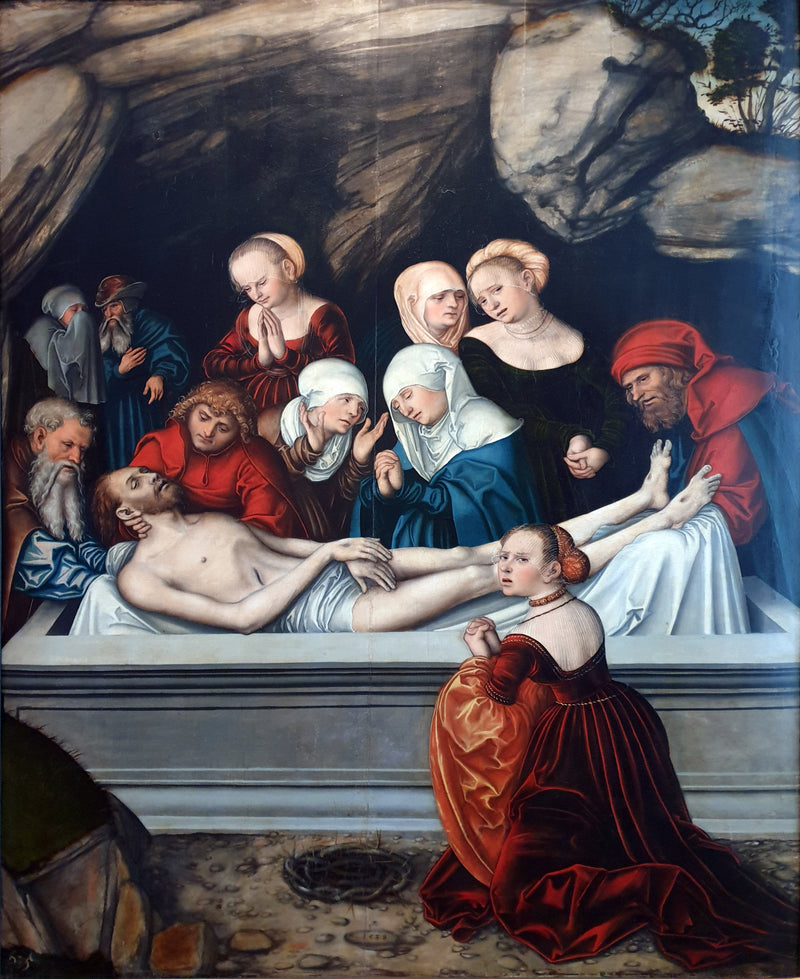 Cykl Pasji: Złożenie do Grobu - Lucas Cranach Starszy