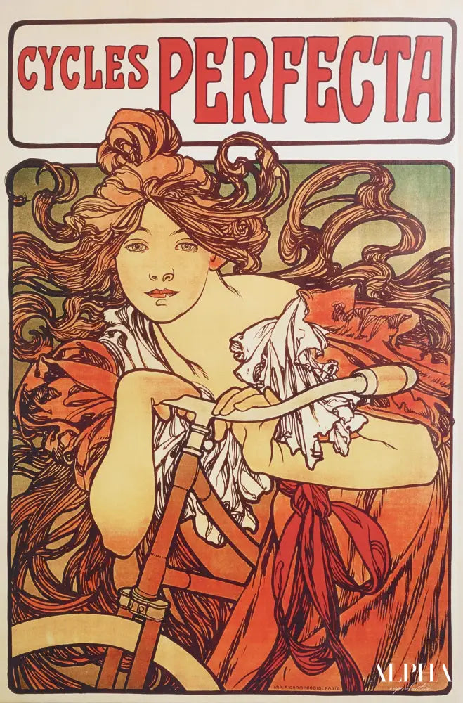 Cycles parfaits - Mucha - Reproductions de tableaux et peintures haut de gamme