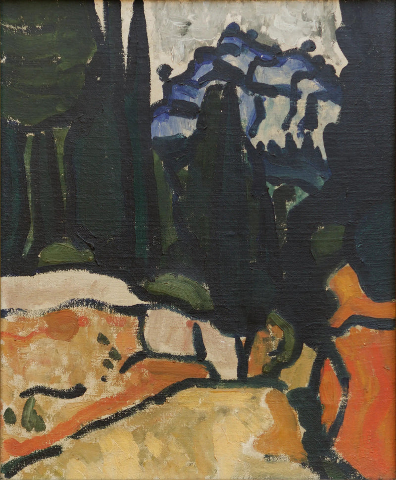 Cyprys w Cassis - André Derain