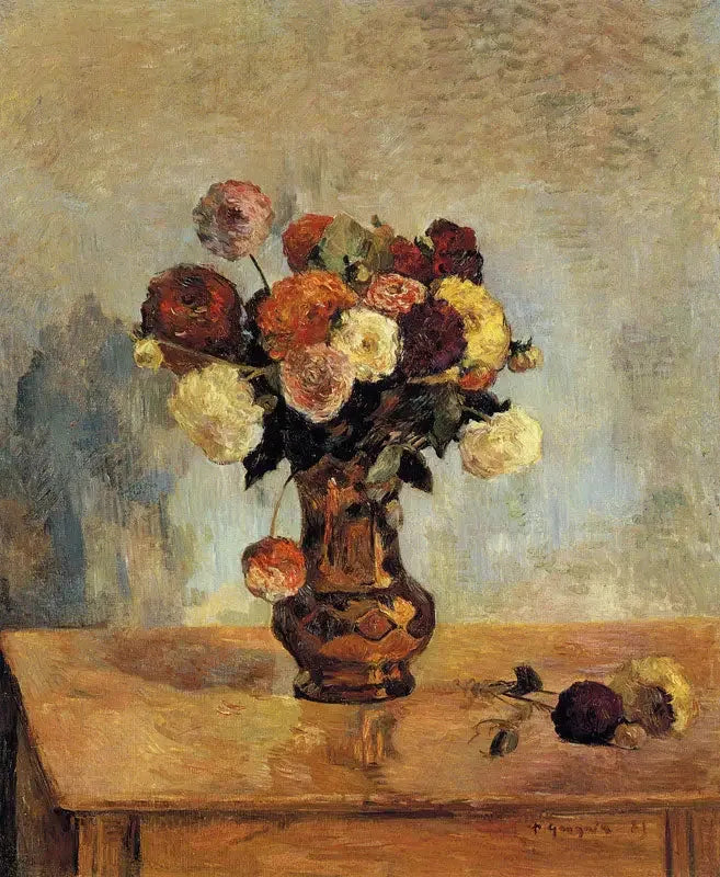Dalia w miedzianym wazonie - Paul Gauguin