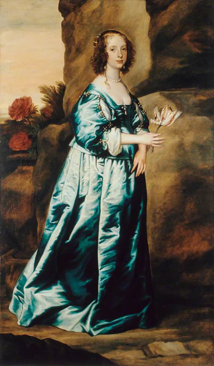 Dama z tulipanem - Antoine van Dyck