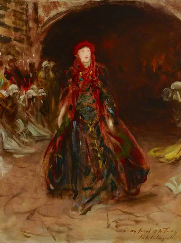 Dama Ellen Terry (1847-1928) w roli Lady Makbet w 