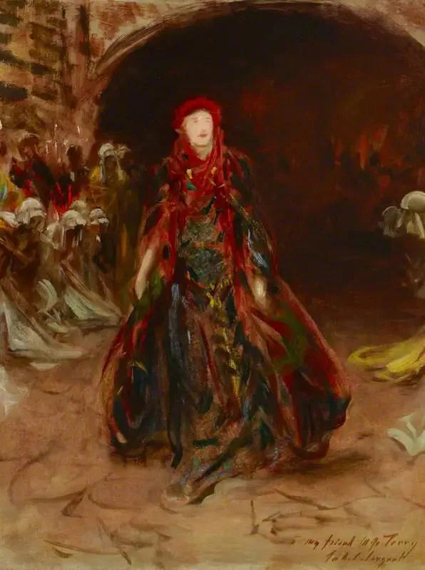 Dama Ellen Terry (1847-1928) w roli Lady Makbet w 