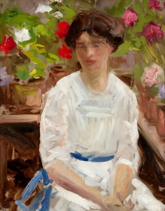 Dama w bieli - Francis Cadell