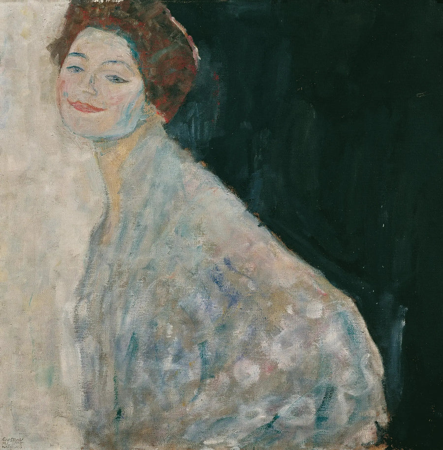 Dama w bieli - Gustav Klimt
