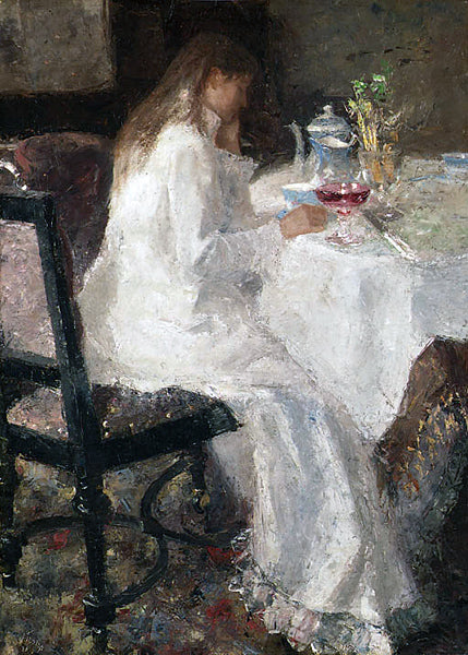 Dama w bieli - Jan Toorop