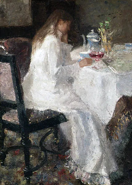 Dama w bieli - Jan Toorop