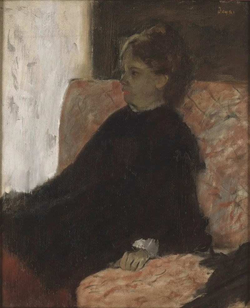 Dama w czerni - Edgar Degas