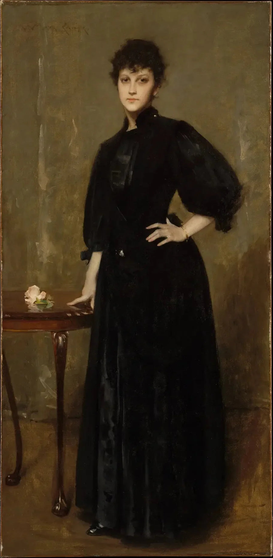 Dama w czerni - William Merritt Chase
