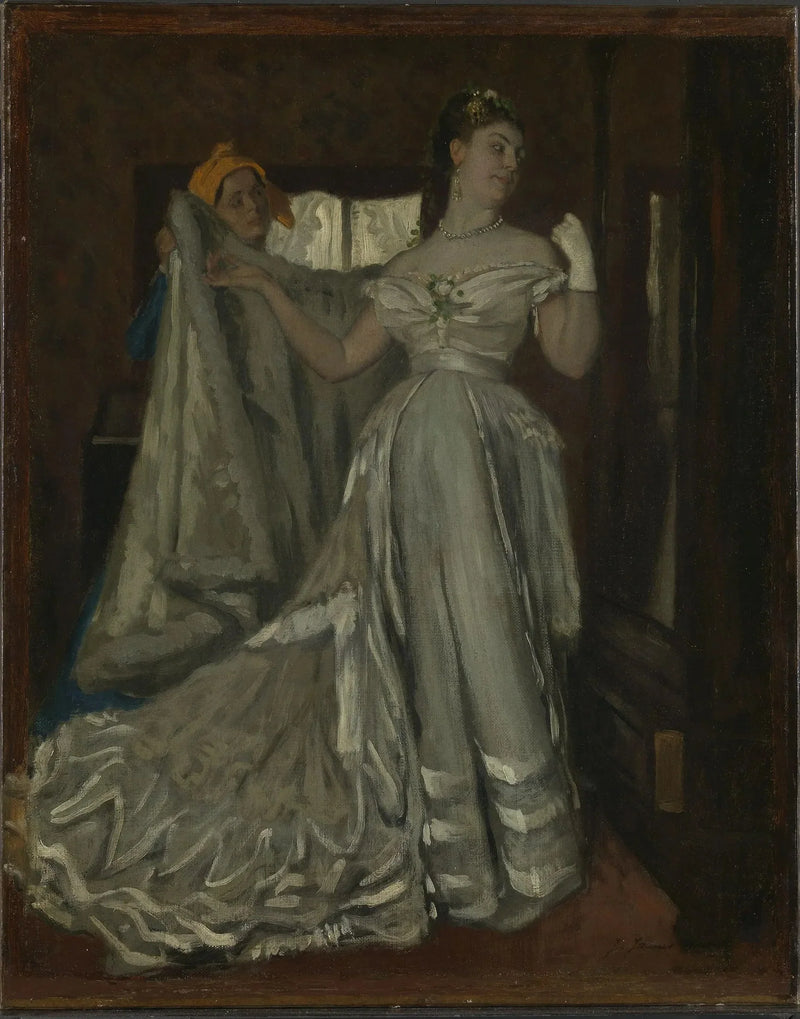Dama i pokojówka - James Tissot