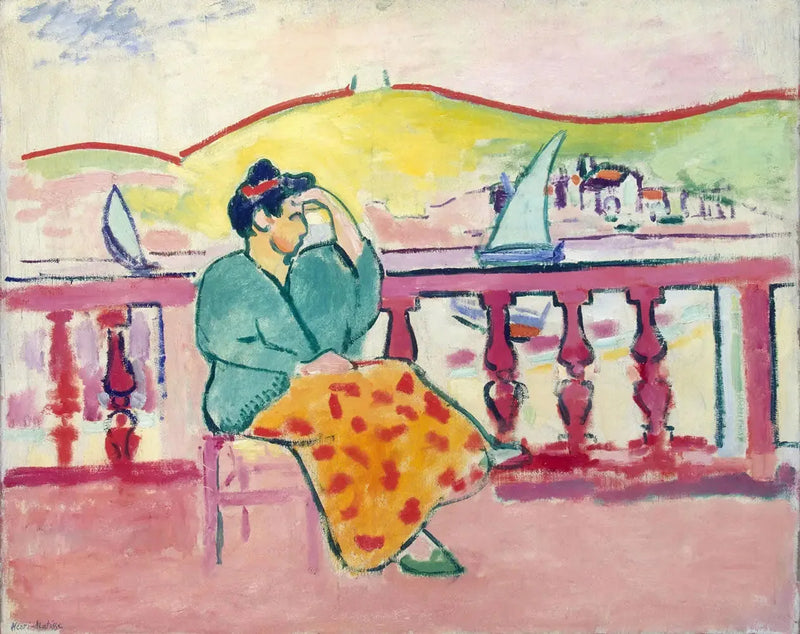 Dama na tarasie - Henri Matisse