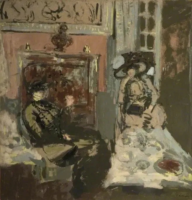 Damy na herbacie, Les Pavillons - Édouard Vuillard