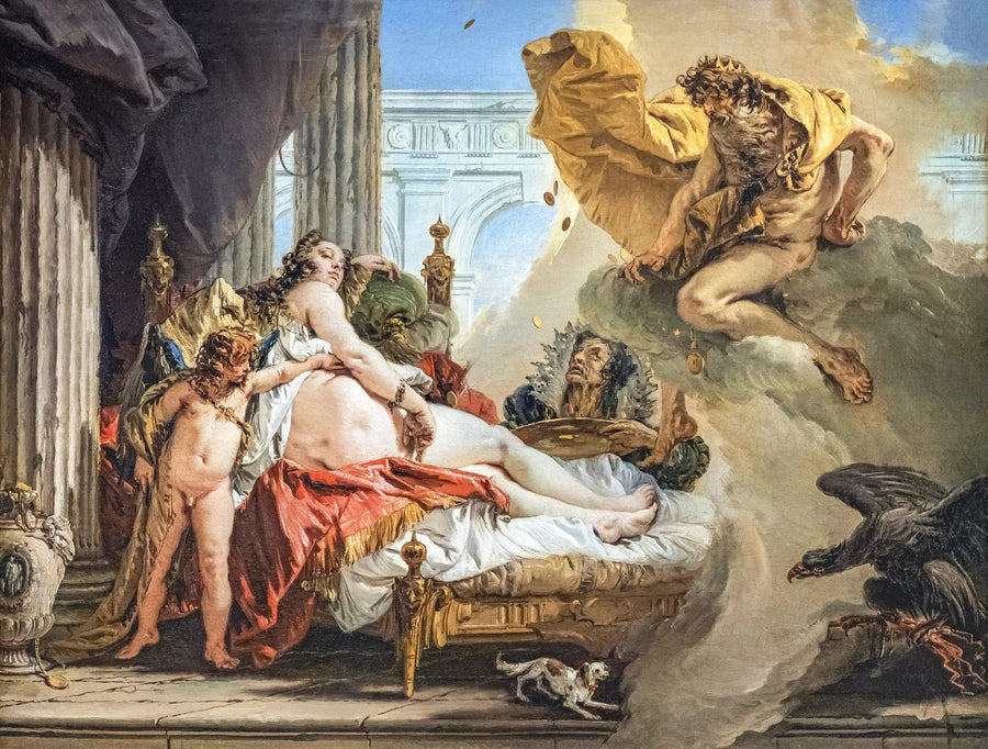 Danae i Jowisz - Giovanni Battista Tiepolo