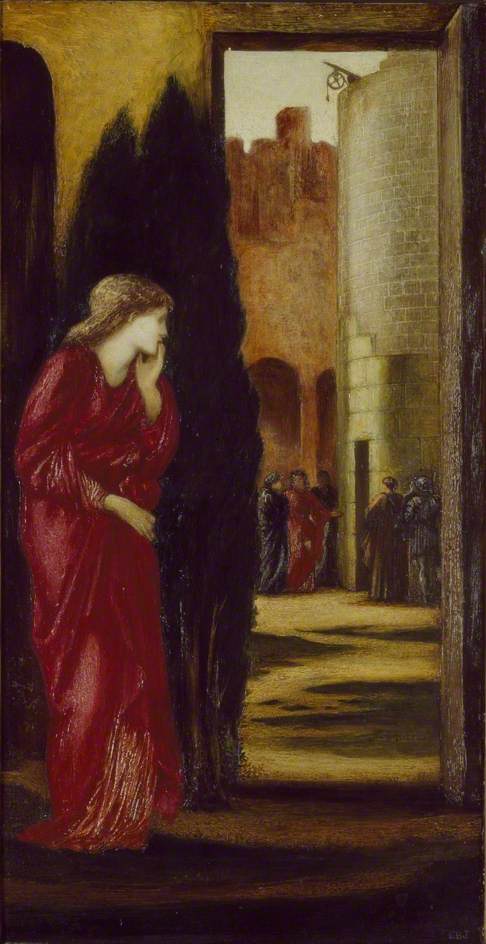 Danaé i Wieża z brązu - Edward Burne-Jones