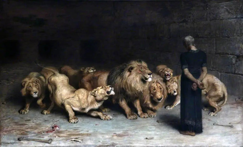 Daniel w jamie lwa - Briton Rivière