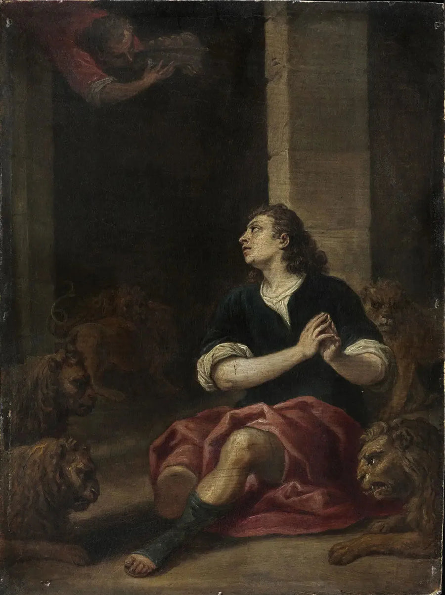 Daniel w jamie lwa - David Teniers Młodszy