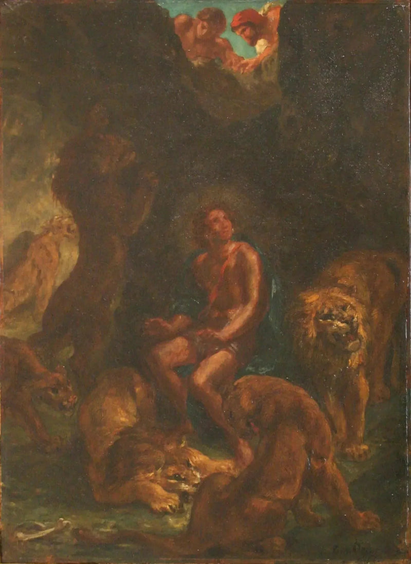 Daniel w jaskini lwów - Eugène Delacroix