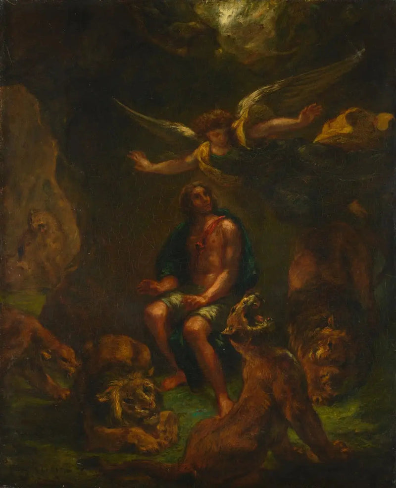 Daniel w jaskini lwów - Eugène Delacroix