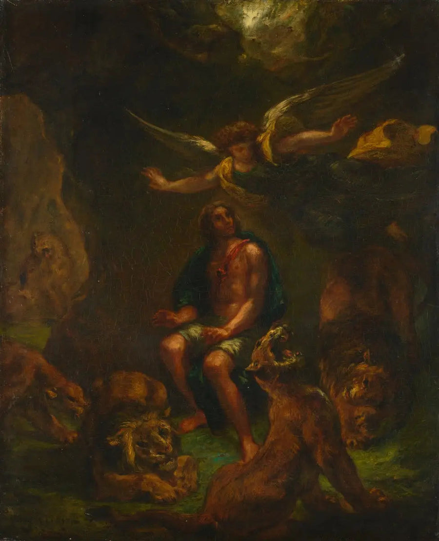Daniel w jaskini lwów - Eugène Delacroix