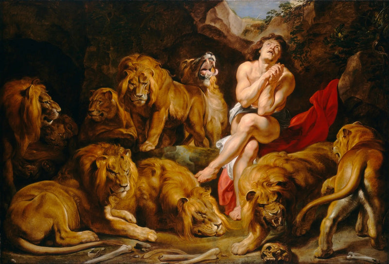Daniel w jamie lwa - Peter Paul Rubens