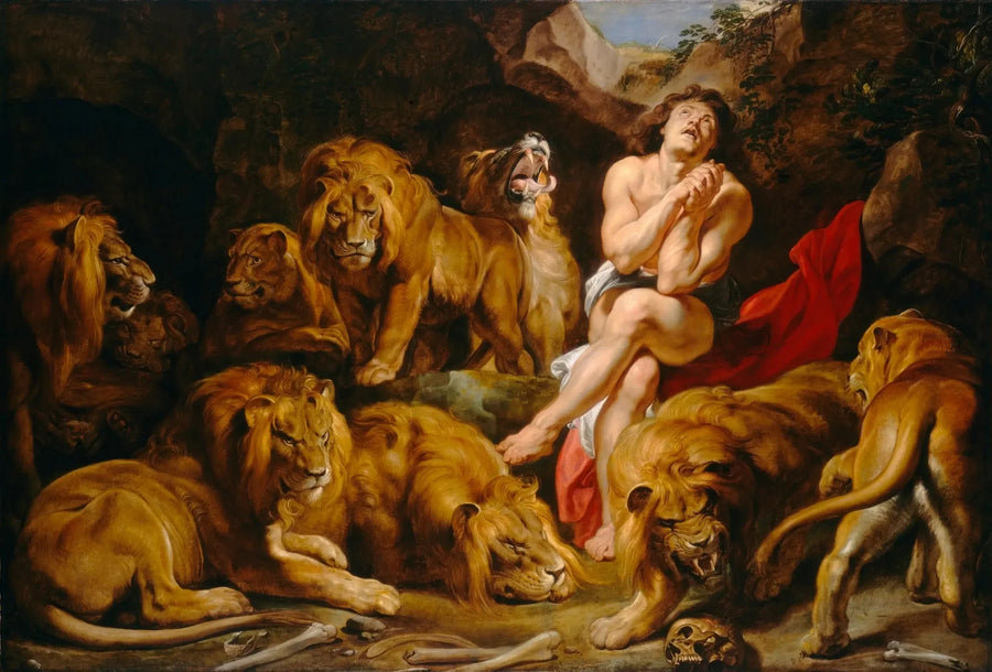 Daniel w jamie lwa - Peter Paul Rubens