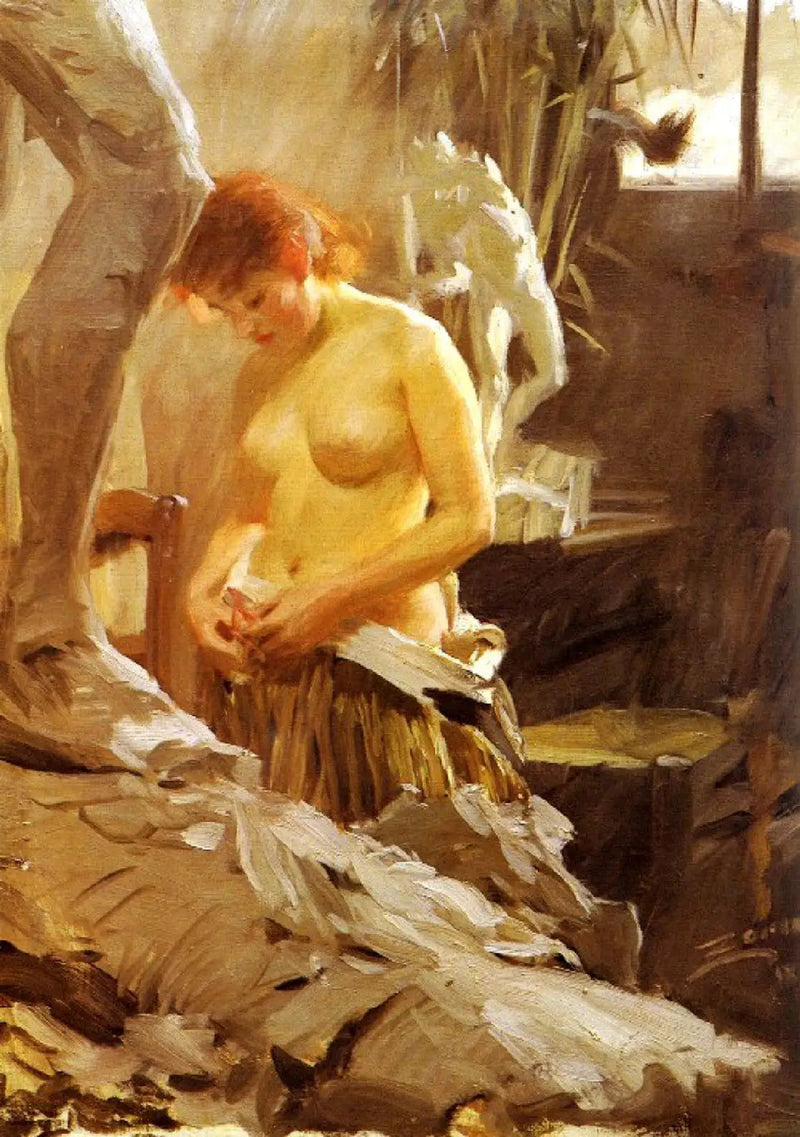 W pracowni Wikströms - Anders Zorn