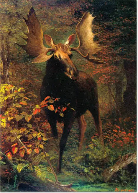 W lesie - Albert Bierstadt