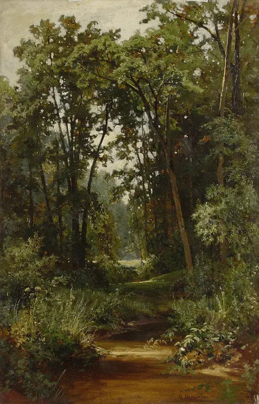 W lesie - Iwan Czichkin