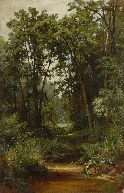 W lesie - Iwan Czichkin