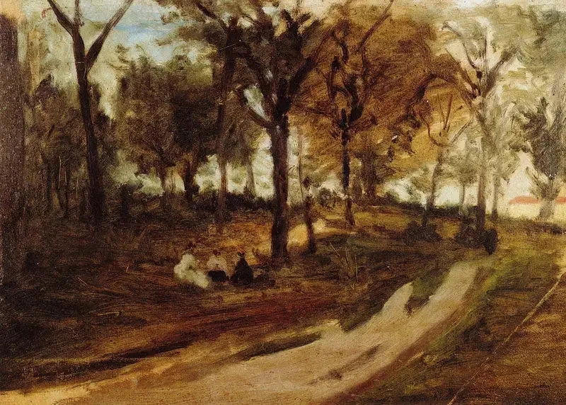 W lesie, Saint-Cloud - Paul Gauguin