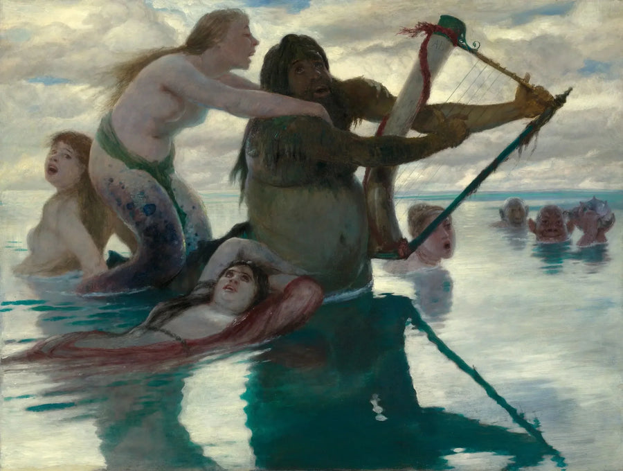 W morzu - Arnold Böcklin