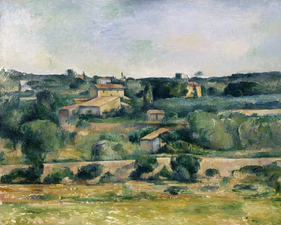 Na równinie Bellevue, na zachód od Aix - Paul Cézanne