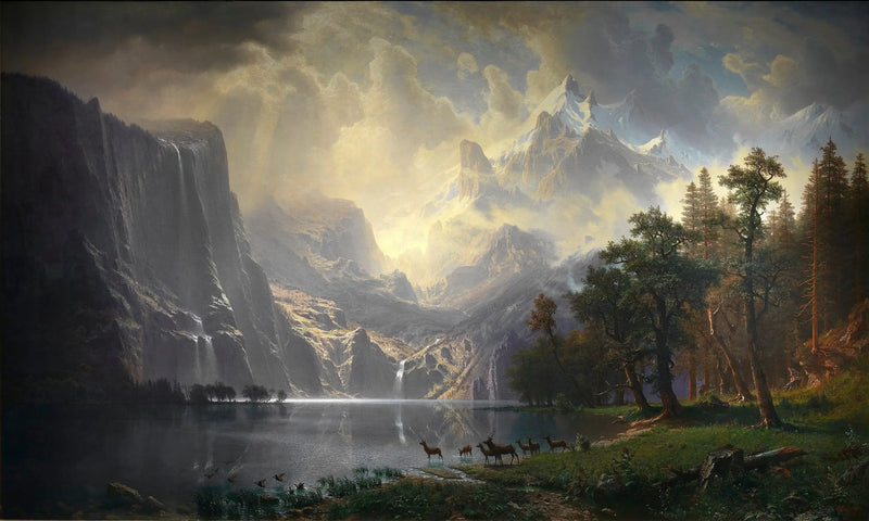 W Sierra Nevada w Kalifornii - Albert Bierstadt