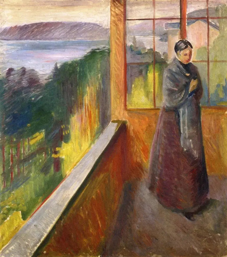 W werandzie - Edvard Munch