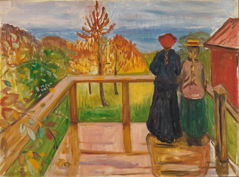 W werandzie - Edvard Munch