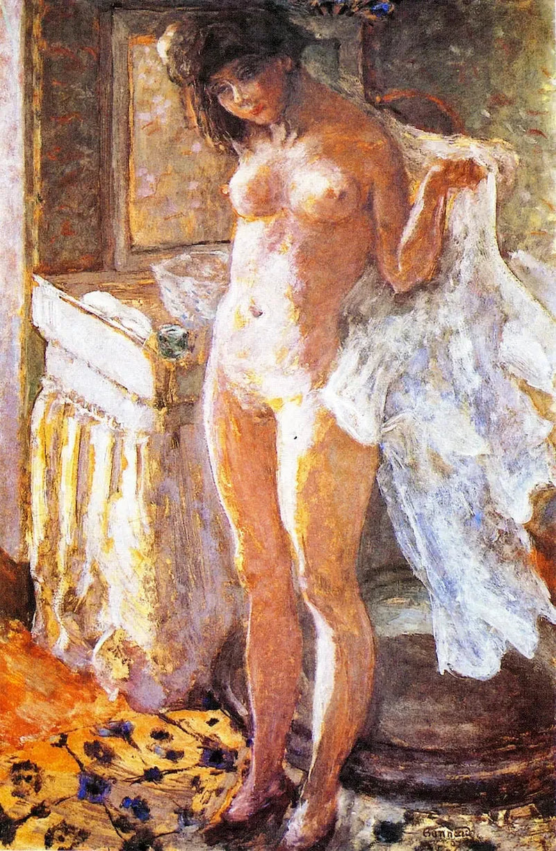 W łazience - Pierre Bonnard
