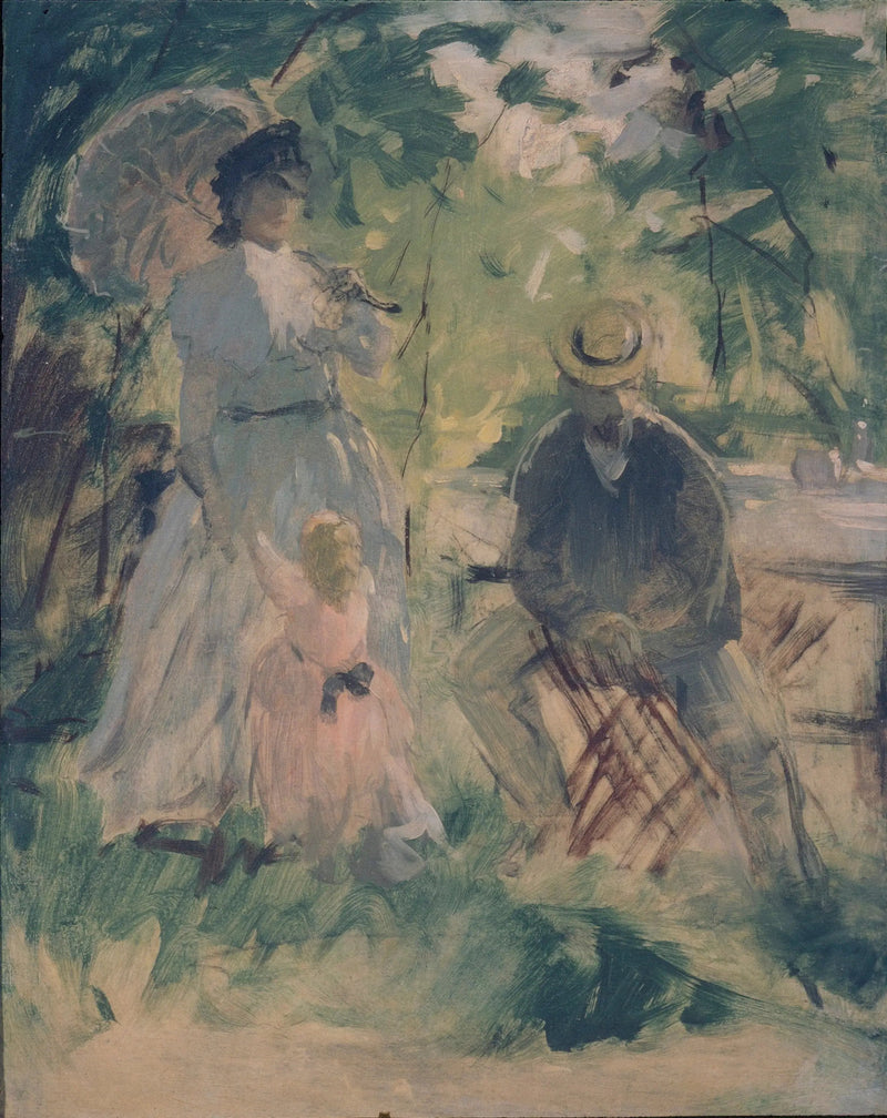 W ogrodzie - Berthe Morisot