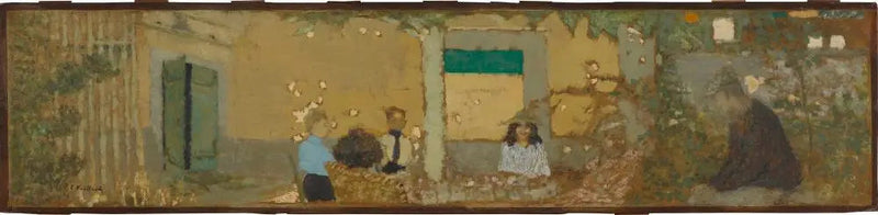W ogrodzie u Vallottona - Édouard Vuillard