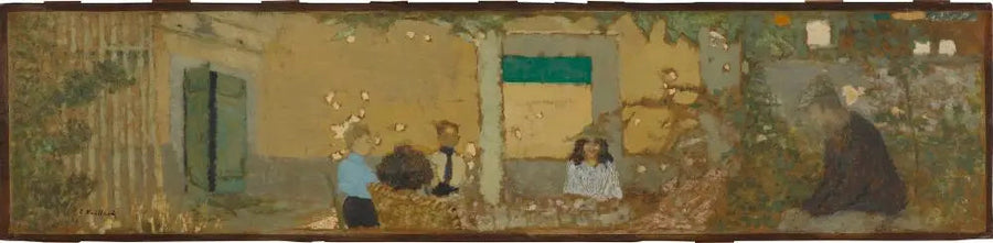 W ogrodzie u Vallottona - Édouard Vuillard
