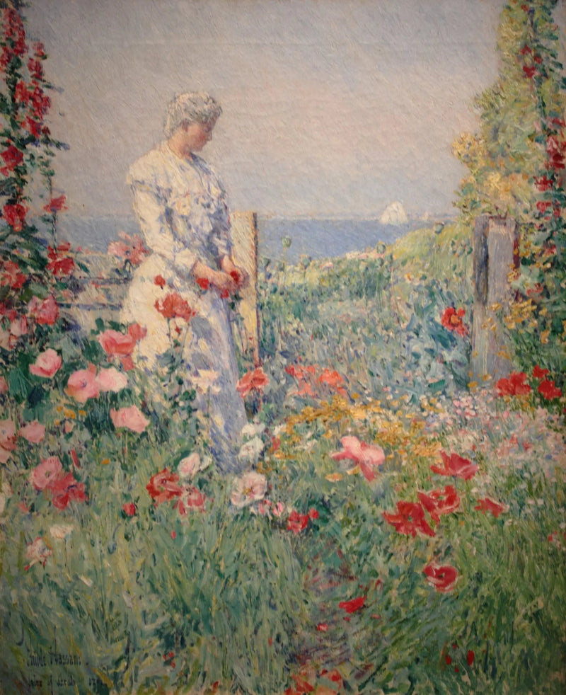 W Ogrodzie - Childe Hassam