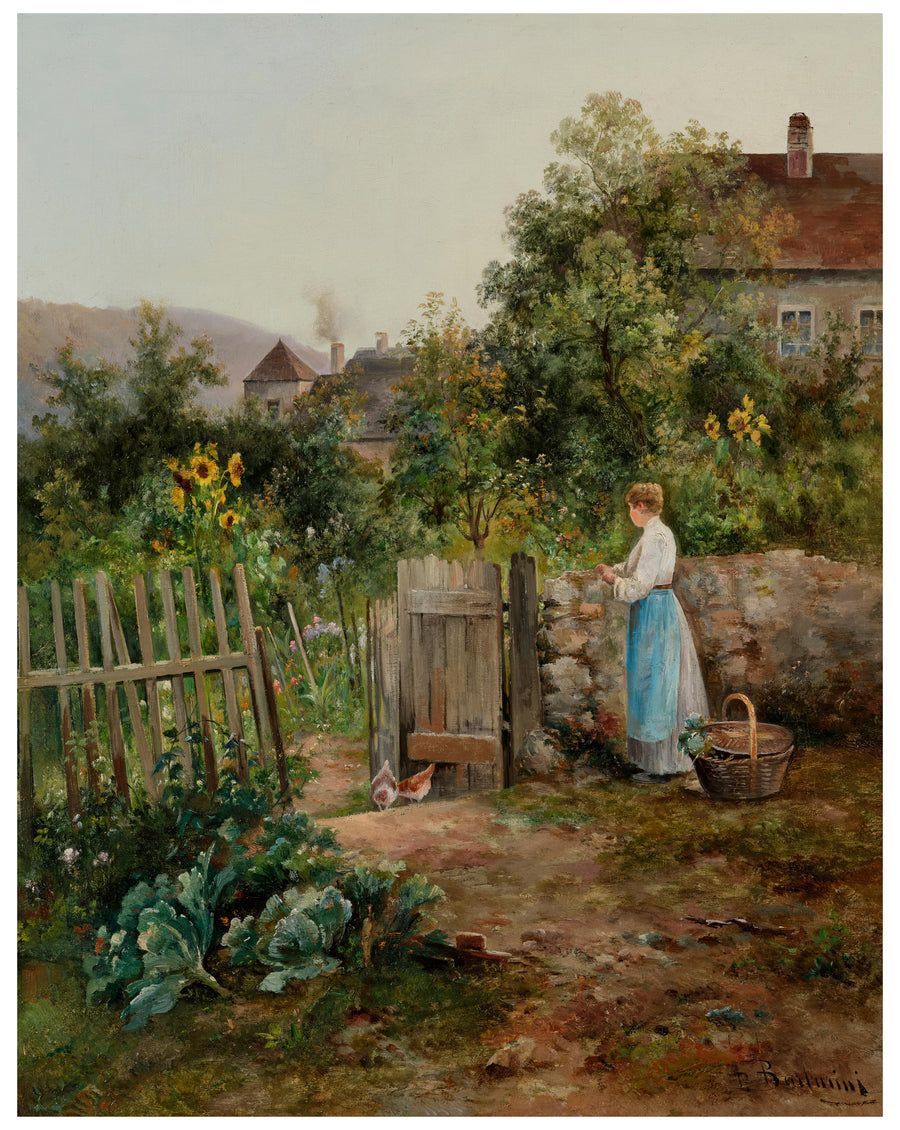 Dans le jardin de la maison – Emil Barbarini