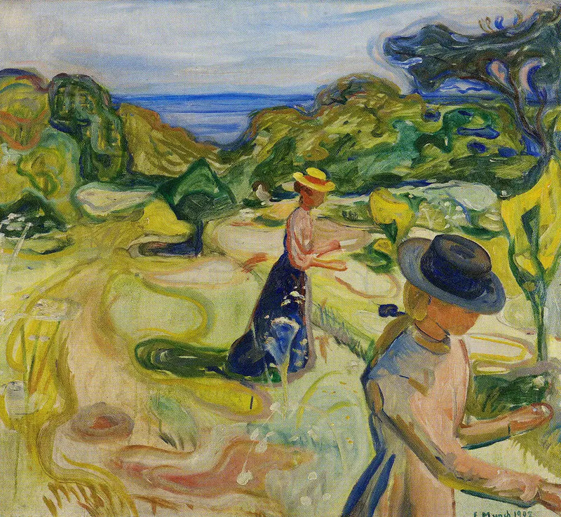 W ogrodzie - Edvard Munch