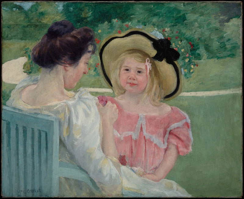W ogrodzie - Mary Cassatt