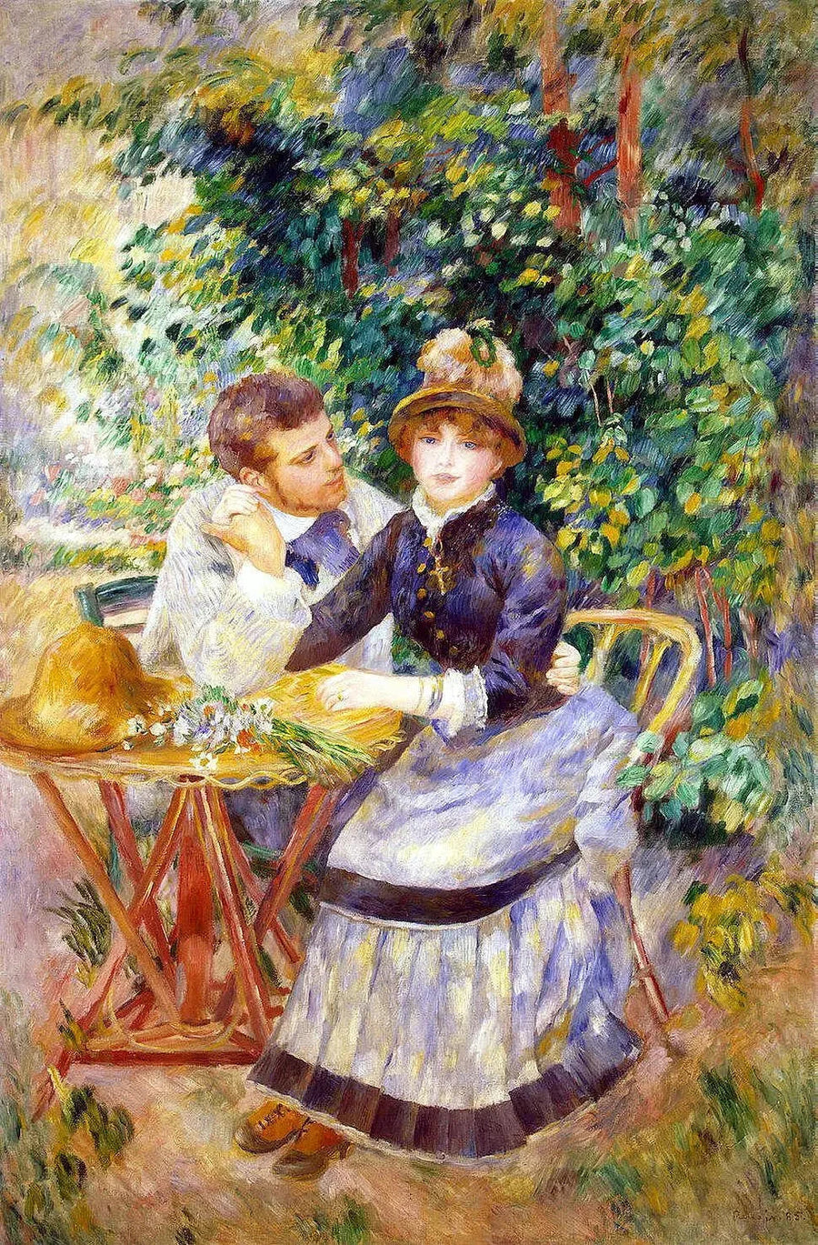 W ogrodzie - Pierre-Auguste Renoir